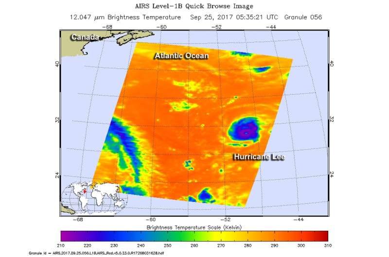 Lee reborn as a tiny zombie hurricane in central Atlantic