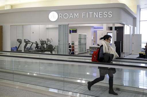 Long layover? How about a workout at an airport gym?