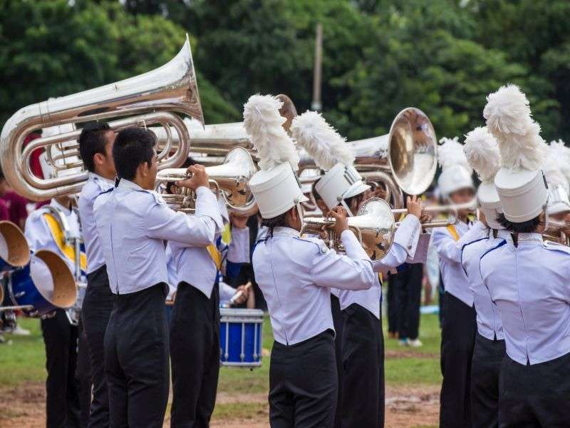 Marching band members can use a physical tuneup