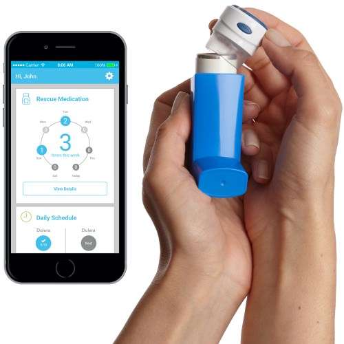 Marrying an asthma inhaler to a wireless monitor and a smartphone app