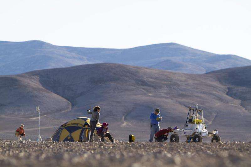 Mars rover tests driving, drilling and detecting life in Chile’s high desert