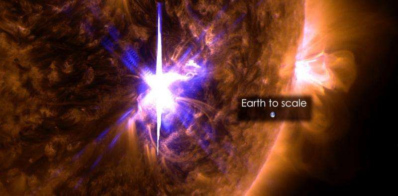 Massive sunspots and huge solar flares mean unexpected space weather for Earth