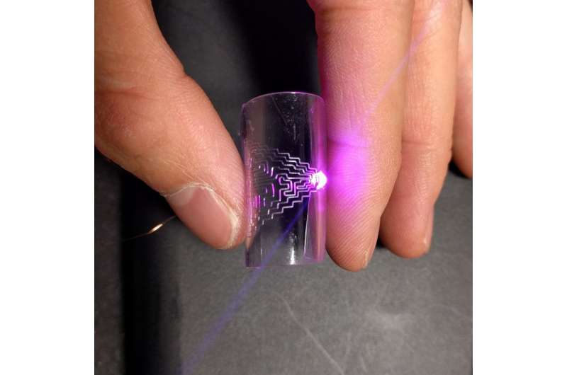 Metal printing offers low-cost way to make flexible, stretchable electronics