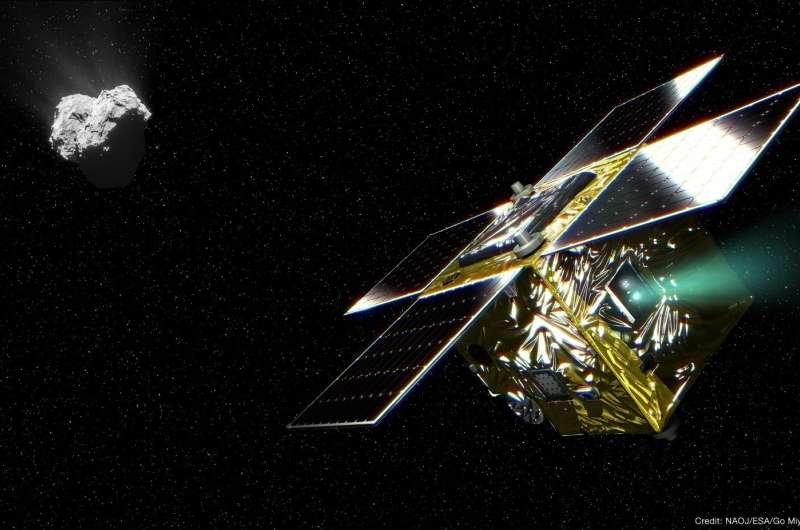 Micro spacecraft investigates cometary water mystery