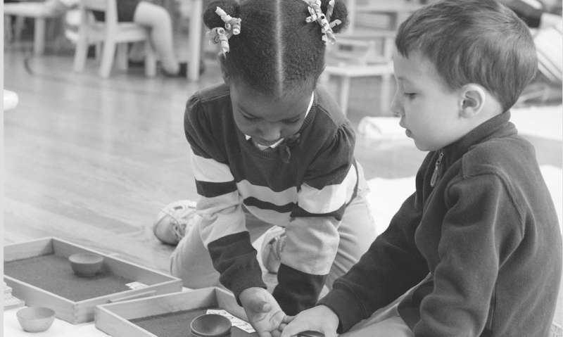 Montessori preschool boosts academic results and reduces income-based inequality