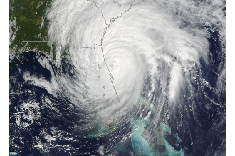 More frequent hurricanes not necessarily stronger on Atlantic coast