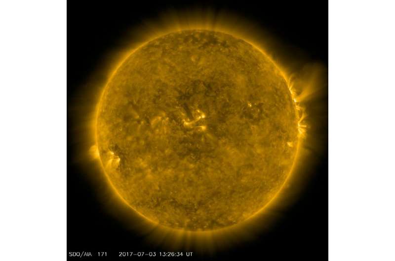 Musical sun reduces range of magnetic activity