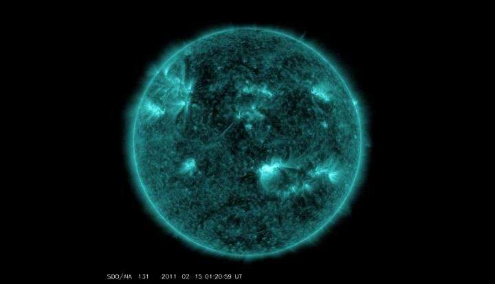 NASA detects solar flare pulses at Sun and Earth