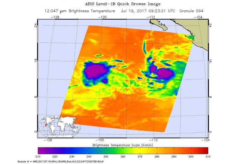 NASA imagery shows disorganized Tropical Depression 8E