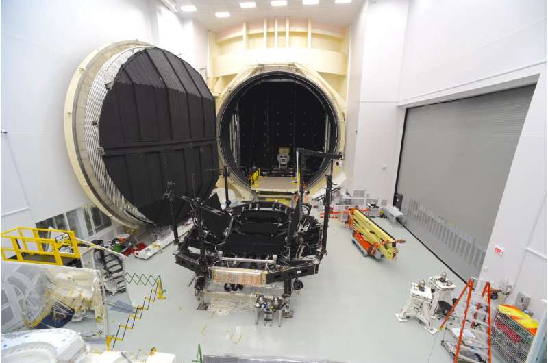 NASA's Apollo-era test chamber now James Webb Space Telescope ready