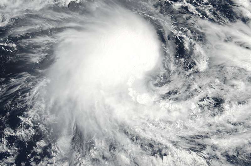 NASA sees formation of Tropical Cyclone Caleb near Cocos Island