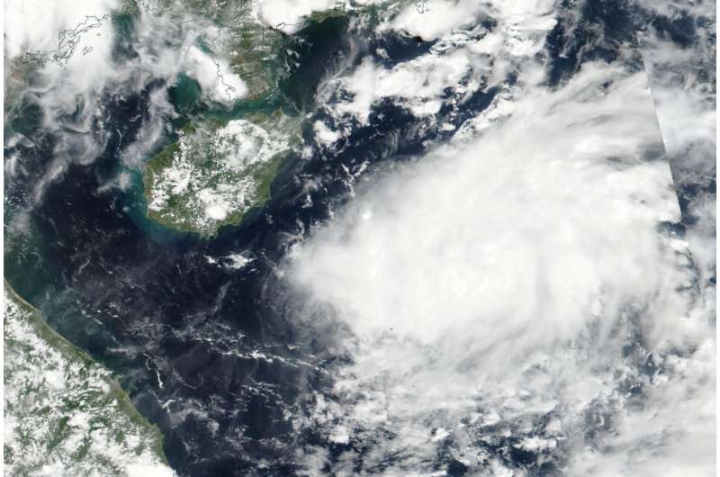 NASA spots newly formed Tropical Depression 08W in South China Sea