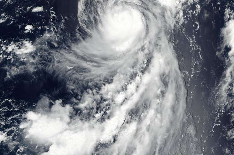 NASA spots Typhoon Banyan's large eye