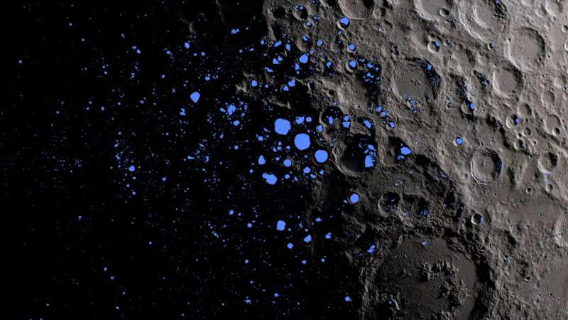 NASA study finds solar storms could spark soils at moon's poles