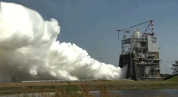 NASA test fires new engine controlling ‘brain’ for first SLS megarocket mission