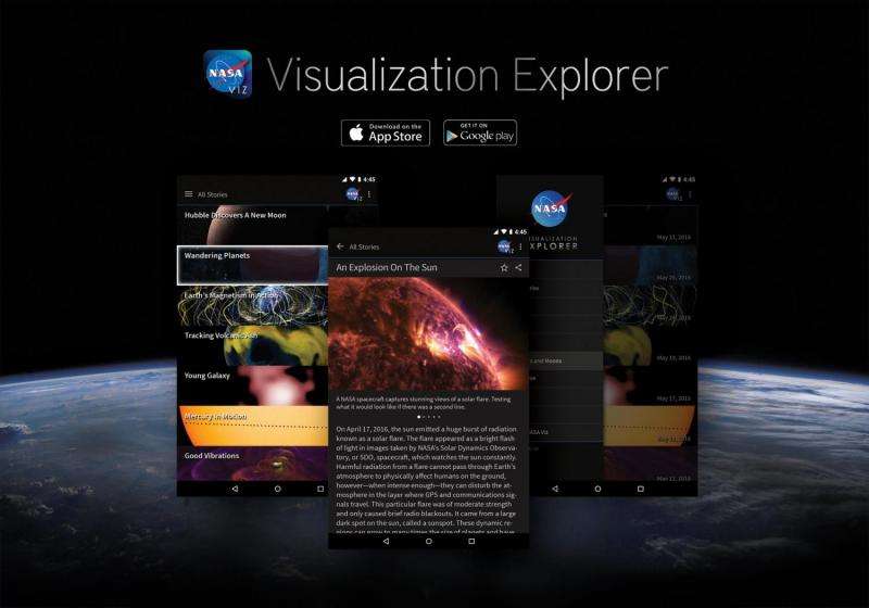 NASA Visualization Explorer App now available for Android