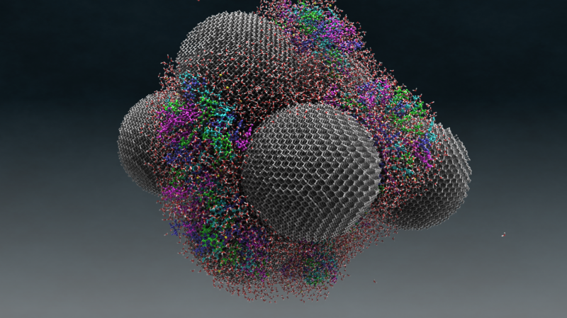 Neutrons, simulation analysis of tRNA-nanodiamond combo could transform drug delivery design principles