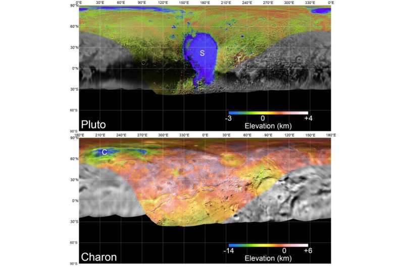 New horizons unveils new maps of Pluto, Charon on flyby anniversary