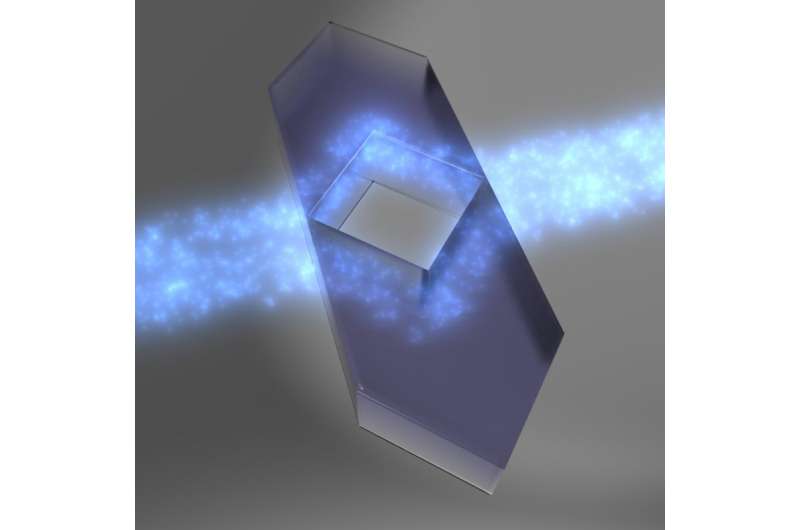 New invisibility cloak to conceal objects in diffusive atmospheres
