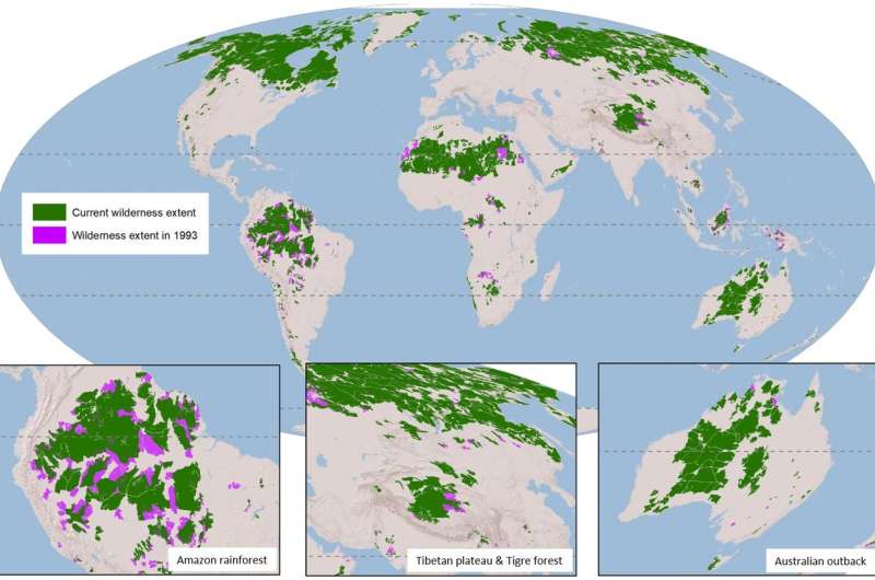 New maps show shrinking wilderness being ignored at our peril