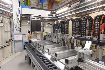 New synchrotron powder diffraction facility for long running experiments
