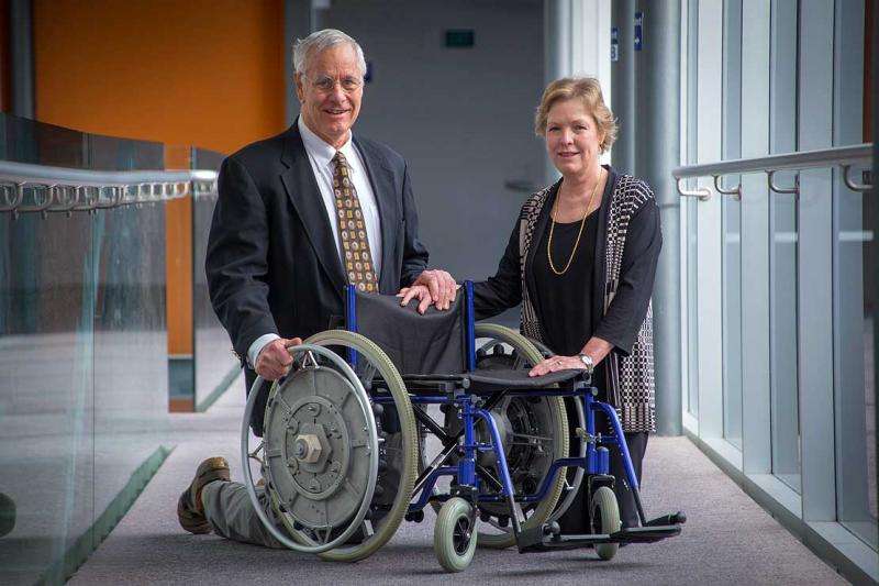 New wheelchair prototype with an innovative propulsion system