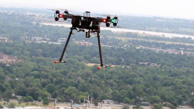 NIST/CU team launches 'comb and copter' system to map atmospheric gases