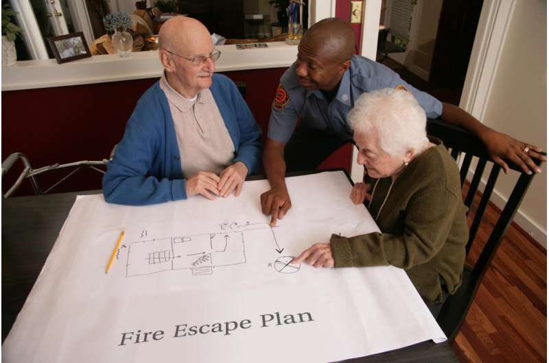 NIST study suggests frailty makes elderly more likely to die in home fires