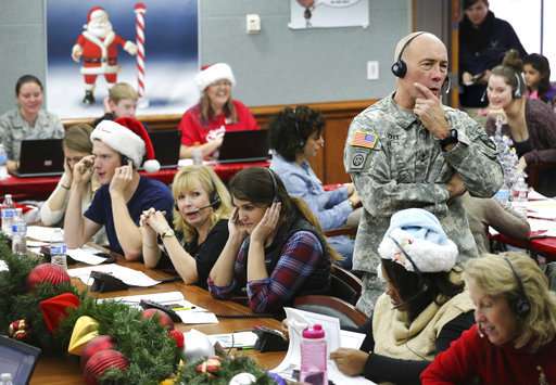 NORAD takes calls from kids around the world awaiting Santa