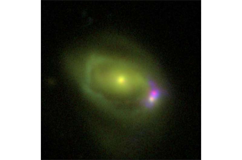 NuSTAR probes puzzling galaxy merger