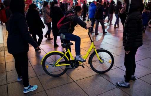 Ofo, which launched in 2015 as a Peking University student project, claims 10 million users for its one million bright-yellow bi