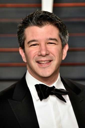 Ousted Uber CEO Travis Kalanick—here at a 2016 Oscar party—retains a seat on the company board of directors