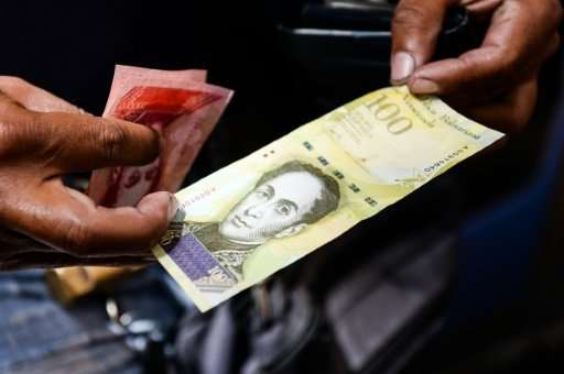 Over the past year, the Venezuelan bolivar has plummeted 95.5 percent against the dollar on the black market