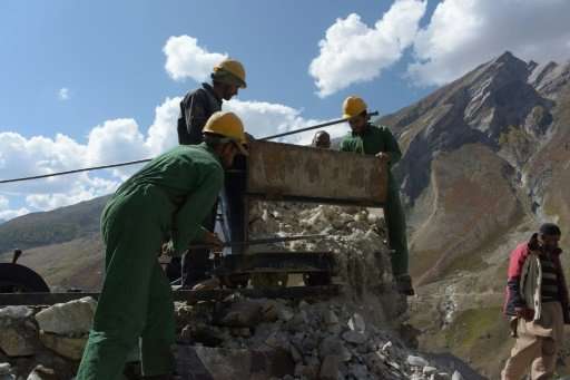 Pakistani Kashmir has just one mine and one exploration site, where miners dig to assess the potential of the jewels below.