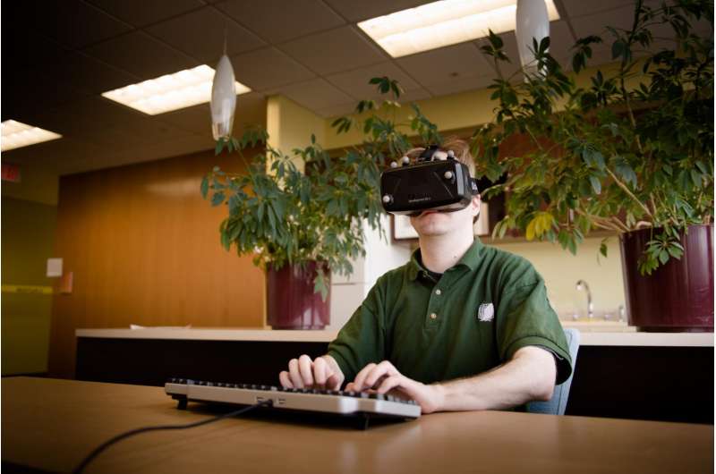 Physical keyboards make virtual reality typing easier