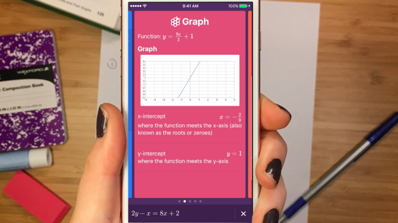 Polynomials without tears thanks to Socratic app