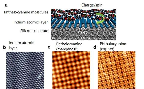 Precision control of superconductivity in atomic layers using magnetic molecules