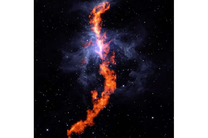 Radio astronomers peer deep into the stellar nursery of the Orion Nebula