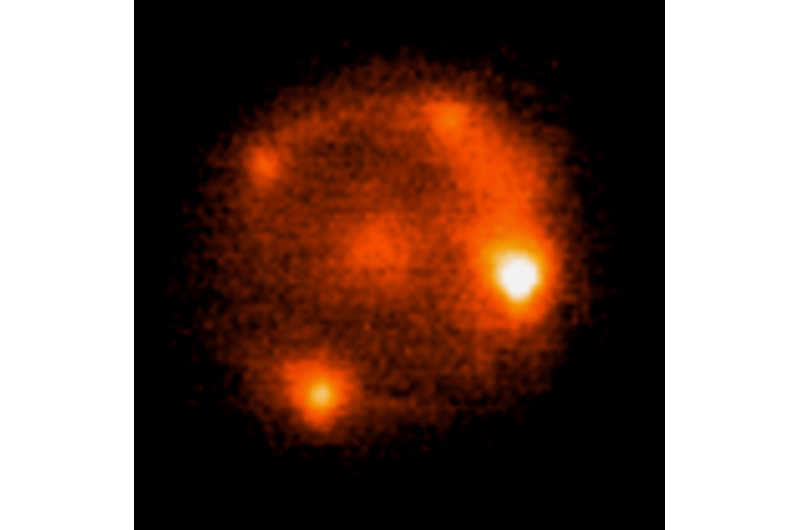 Rare brightening of a supernova's light found by Caltech's Palomar Observatory