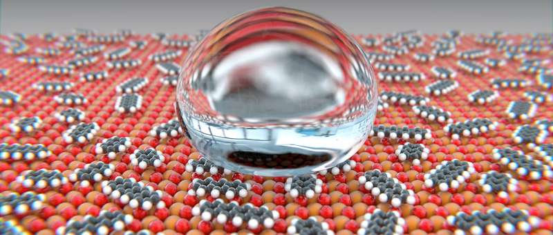Rare-earths become water-repellent only as they age