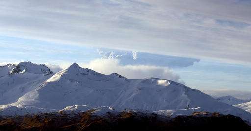 Remote Alaska volcano erupts again in brief explosion