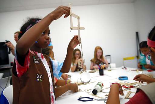 Robots, race cars and weather: Girl Scouts offer new badges