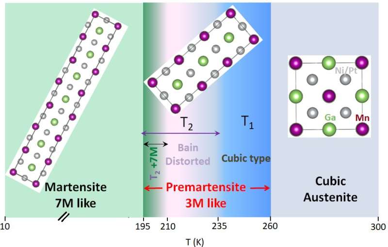 Robust Bain distortion in the premartensite phase of a platinum-substituted Ni2MnGa