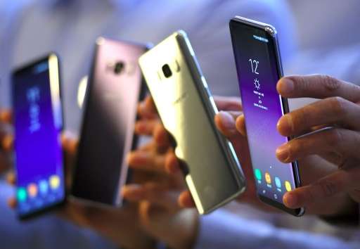 Samsung Galaxy S8 smartphones