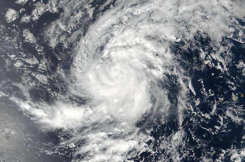 Satellite eyes Tropical Storm Irma swirling in eastern Atlantic