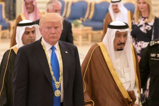 Saudi Arabian King Salman may not tweet often, but he gets a bigger response than Donald Trump's regular posts