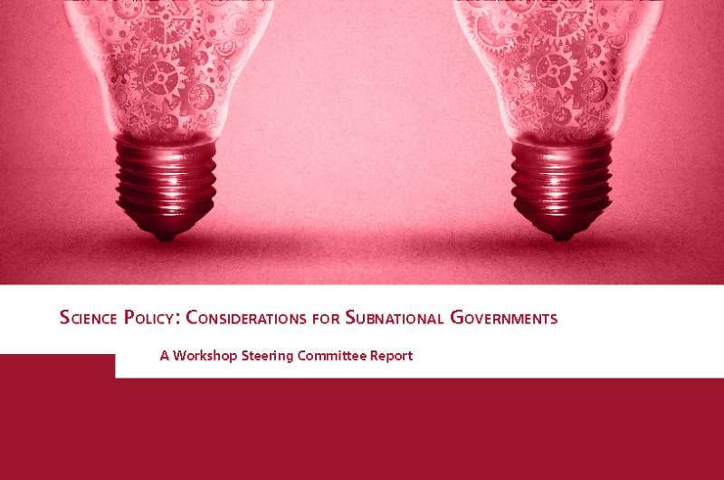 Science policy: Considerations for subnational governments