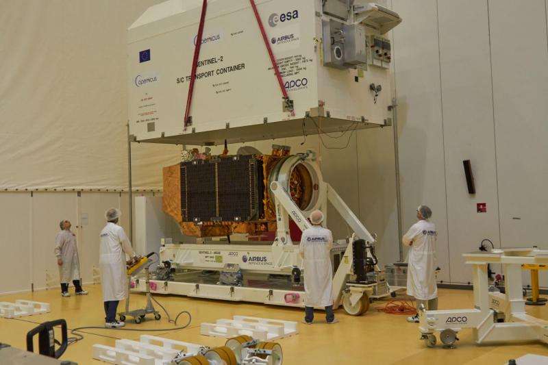 Sentinel-2B launch preparations off to a flying start