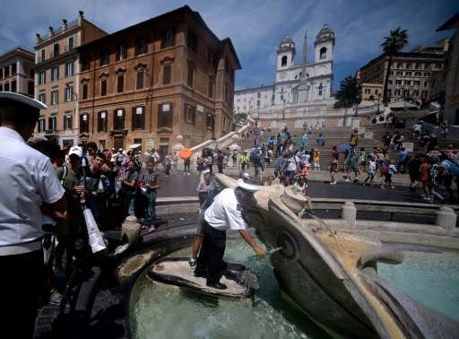 Several areas of Italy including the capital Rome are struggling with water shortages