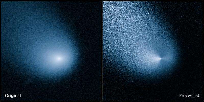 Solar eruption ‘photobombed’ Mars encounter with Comet Siding Spring